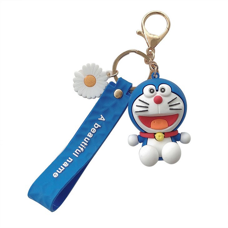 Custom Silicone Doraemon Keychain
