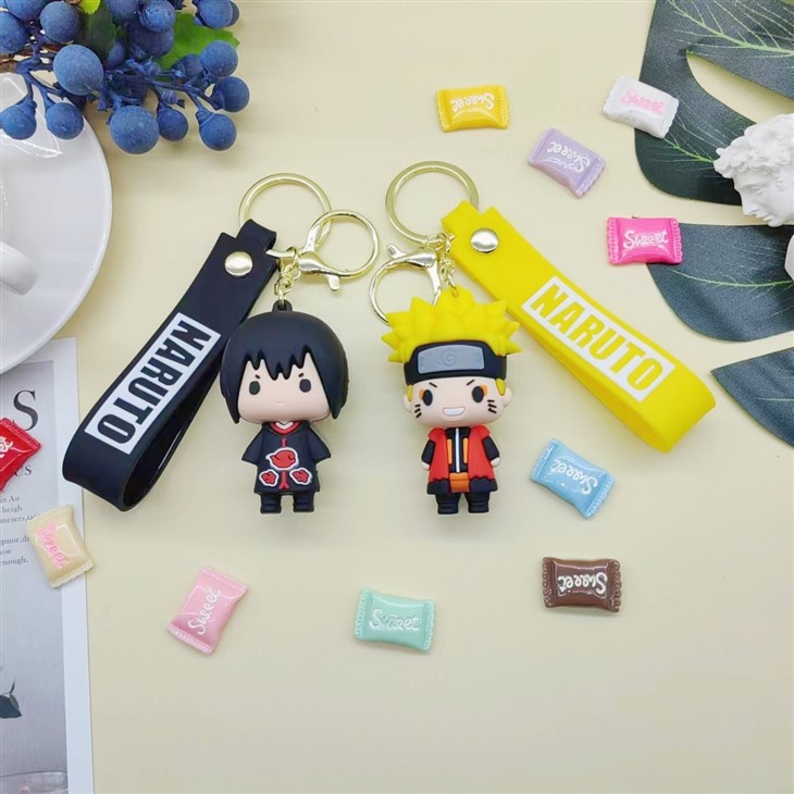 Customized Silicone PVC Naruto Keychain